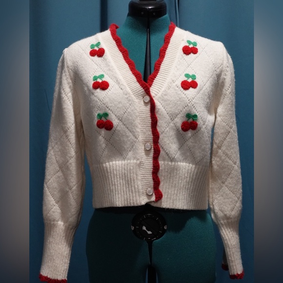 Cider Sweaters - Cider cherry cadigan